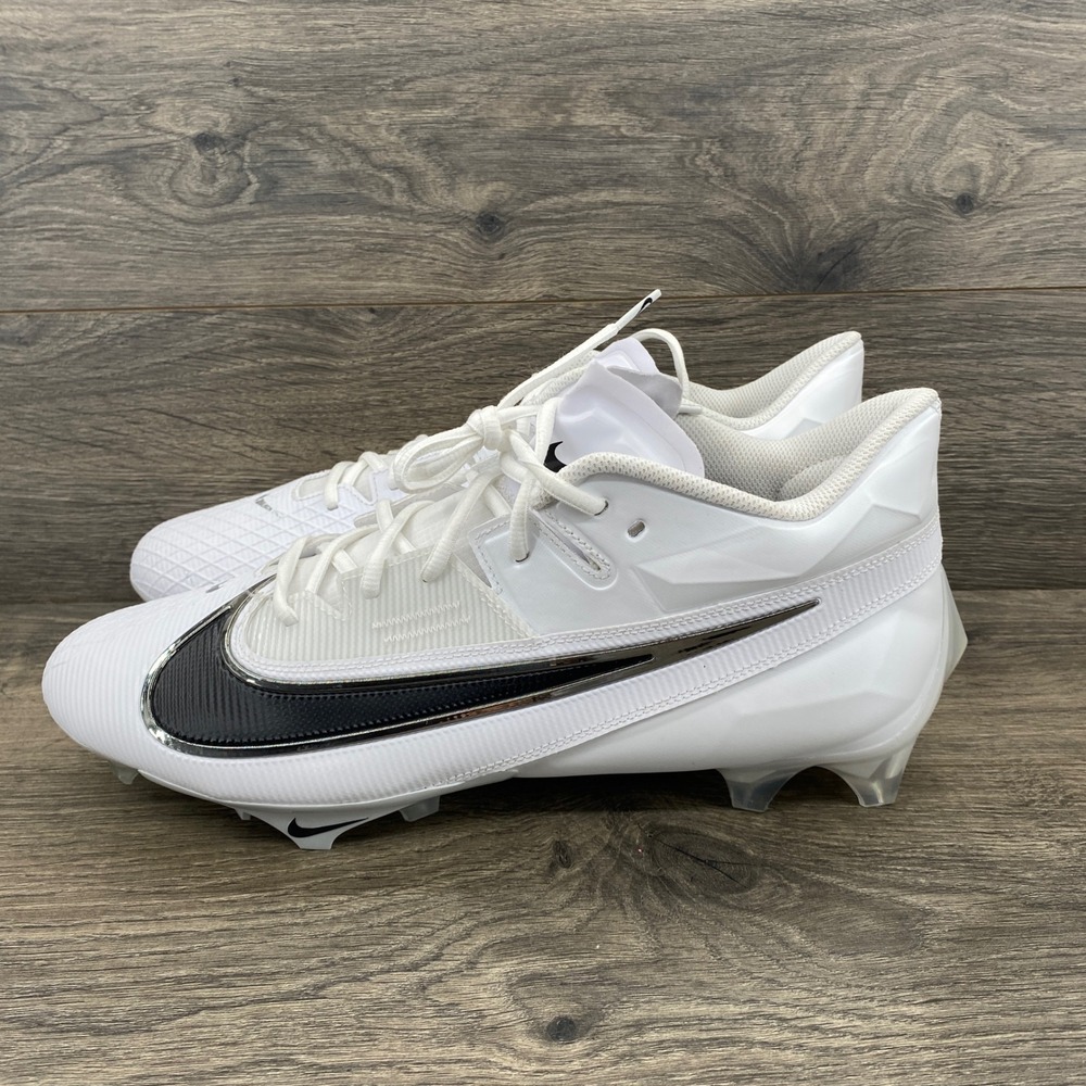 Nike Vapor Edge Elite 360 2 Football Cleats Mens 14.5 White FD5713-100 Chrome